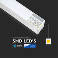 Wisząca lampa liniowa LED SAMSUNG 40W 3200lm 120cm VT-7-40 biała