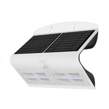 Solarna lampa ścienna LED z czujnikiem ruchu biała 7W 800lm VT-767-7