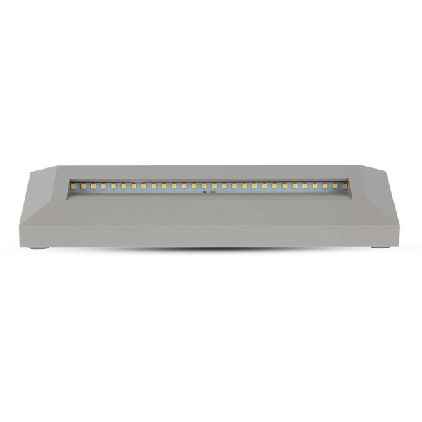 Natynkowa oprawa schodowa LED 3W SZARA IP65 VT-1162