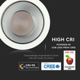 Hotelowa oprawa wpuszczana LED CREE 15W CRI>95 VT-2916