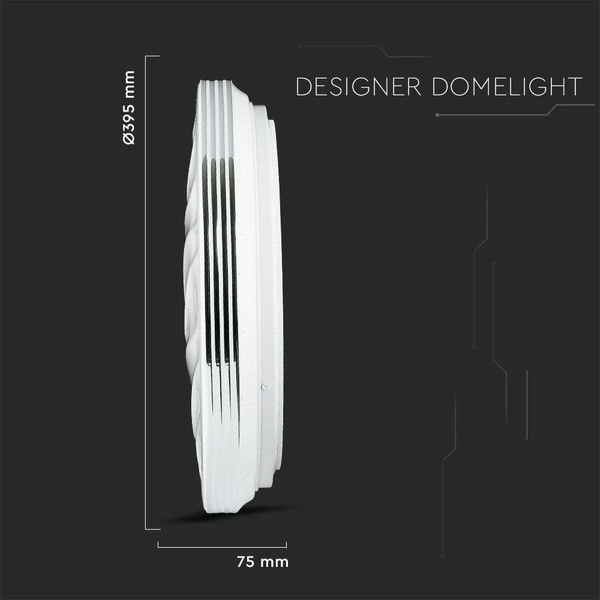 Plafon LED sterowany pilotem 3w1 40W 2800lm VT-8403