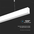 Wisząca lampa liniowa LED SAMSUNG 40W 3200lm 120cm VT-7-40 biała