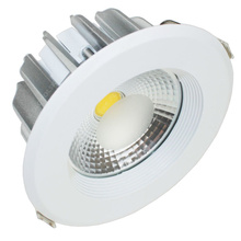 Okrągła oprawa sufitowa LED 10W DOWNLIGHT biała 1200lm VT-26101