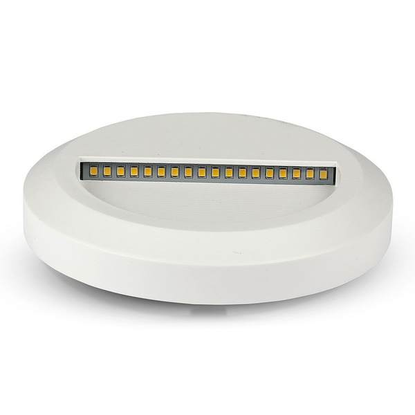 Natynkowa oprawa schodowa LED 2W BIAŁA IP65 VT-1142