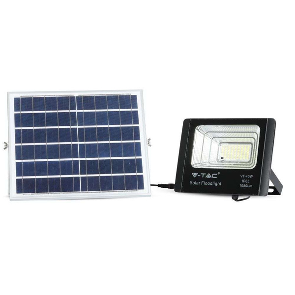 Solarny naświetlacz LED z panelem fotowoltaicznym 1650 lm VT-60W