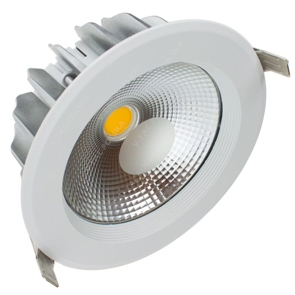 Okrągła oprawa sufitowa LED 20W DOWNLIGHT biała 2400lm VT-26201