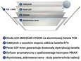 Panel LED 62x62 cm 45W 4830 lm VT-6069 UGR<19