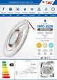 Taśma LED SMD3528 60 / 300 18W 5m IP20