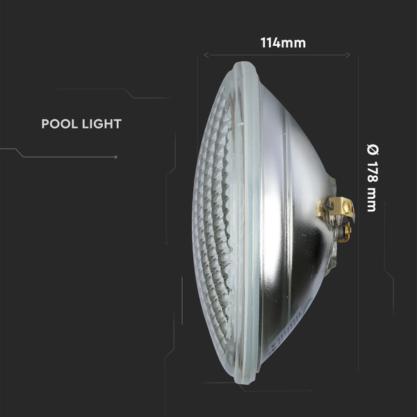 Basenowa żarówka LED 8W PAR56 12V IP68 VT-1258