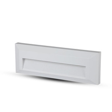 Natynkowa oprawa schodowa LED 3W BIAŁA IP65 VT-1162