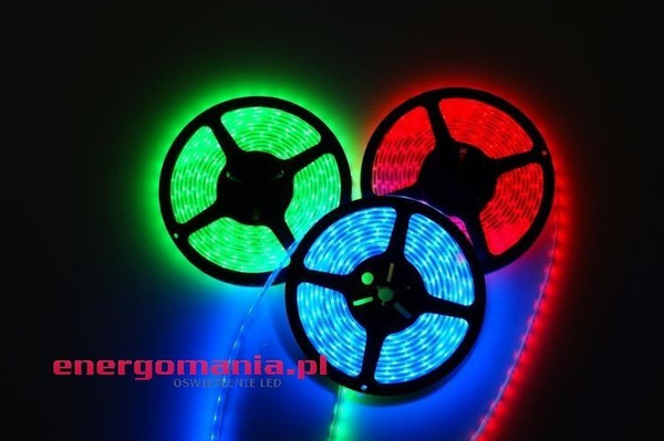 Wielokolorowa taśma LED SMD5050 RGB 300LED 54W 5m IP65