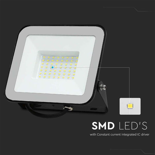 Naświetlacz LED SMD SAMSUNG 50W 4270 lm VT-44050 czarny