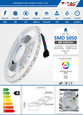 Wielokolorowa taśma LED SMD5050 RGB 300LED 54W 5m IP20